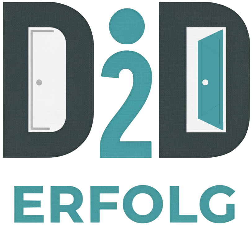 D2D-Erfolg Logo - Door-to-Door Vertrieb lernen